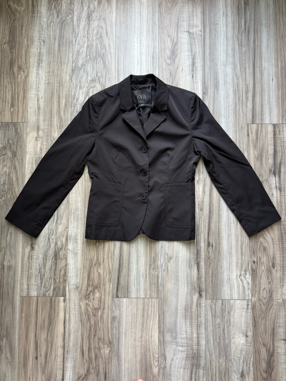 Zara ZW Collection Black Pocket Blazer